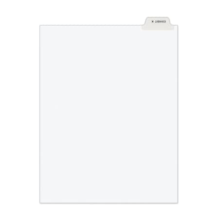 Avery Dennison Pre-Printed Legal Index Divider, Bottom Tab Exhibt K, PK25 11950